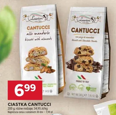 Ciastka Cantucci con pezzi di cioccolato promocja w Stokrotka