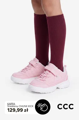 Sneakersy Kappa CHUNK KICK promocja w CCC