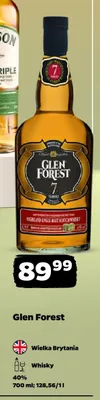 Whisky Glen Forest 7 Highland Single Malt Scotch Whisky promocja w Netto
