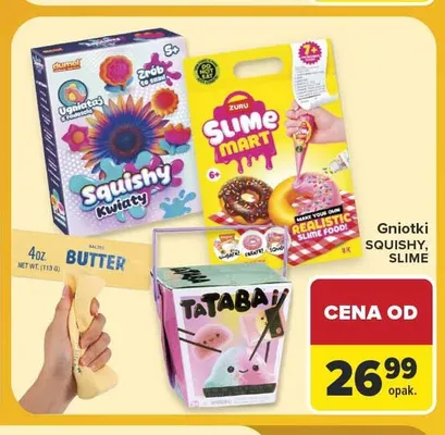 Gniotki Slime promocja w Carrefour