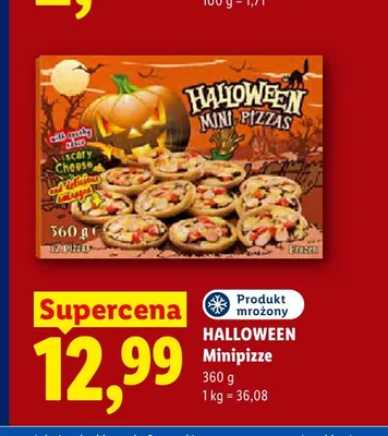 Minipizze Halloween promocja w Lidl