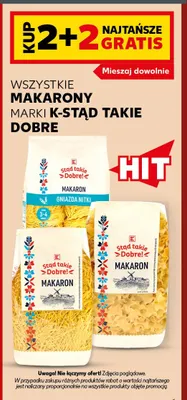 Makaron gniazda nitki K-Stąd Takie Dobre! promocja w Kaufland