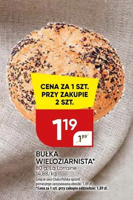 Bułka wieloziarnista La Lorraine promocja w Chata Polska