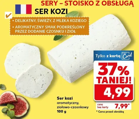 Ser kozi aromatyczny, czosnkowo-cząstkowy promocja w Kaufland