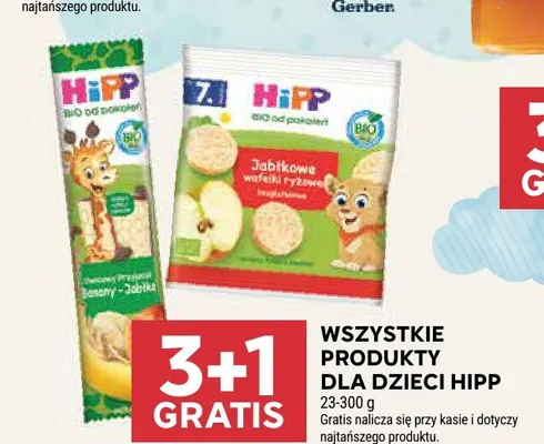 Batonik owocowy HiPP BIO promocja w Stokrotka