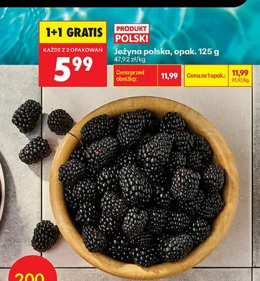 Jeżyna polska promocja w Biedronka