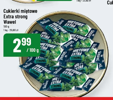 Cukierki miętowe Extra strong Wawel promocja w POLOmarket