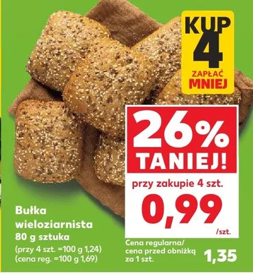 Bułka wieloziarnista Kaufland promocja w Kaufland