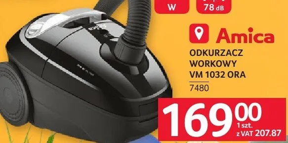 Odkurzacz workowy VM 1032 ORA promocja w Selgros