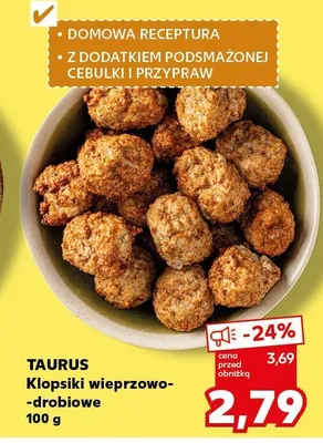 Klopsiki nieprzowo-drobiowe promocja w Kaufland