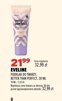 Podkład do twarzy Eveline Better Than Perfect promocja w Drogerie Natura