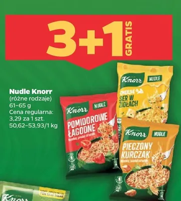 Nudle Knorr Pieczony kurczak promocja w Netto