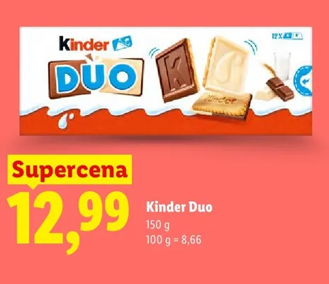 Ciastka Kinder Duo promocja w Lidl