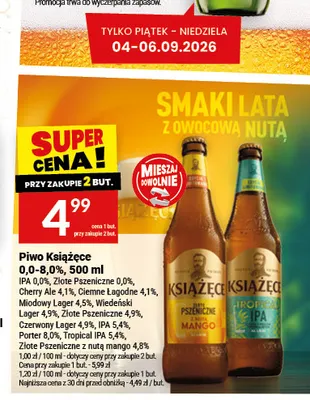 Piwo Książęce Porter 8,0% promocja w Twój Market