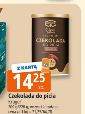 Czekolada do picia Krüger promocja w Leclerc