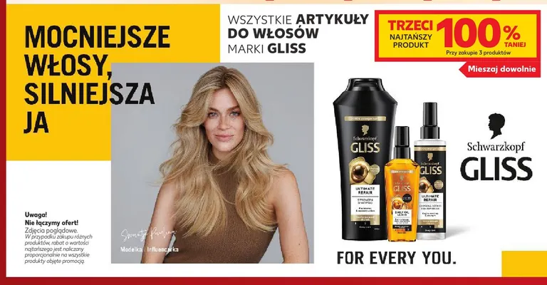 Szampon do włosów Gliss Ultimate Repair promocja w Kaufland