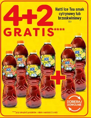 Hatti Ice Tea smak brzoskwiniowy promocja w POLOmarket