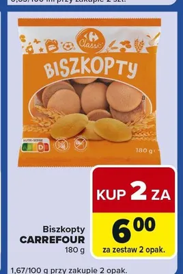Biszkopty CARREFOUR promocja w Carrefour Express