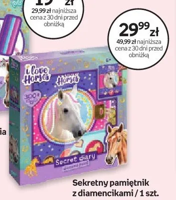 Sekretny pamiętnik z diamencikami I Love Horses promocja w Empik