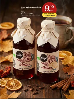 Syrop malinowy z aronią A to dobre! promocja w Market Point