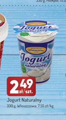 Jogurt naturalny Włoszczowa promocja w Avita