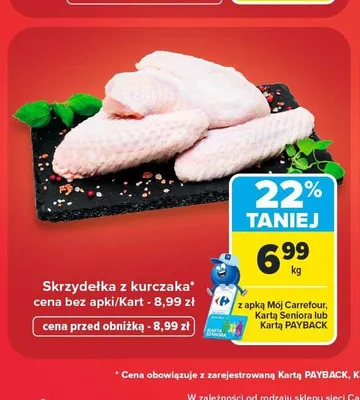 Skrzydełka z kurczaka Carrefour promocja w Carrefour