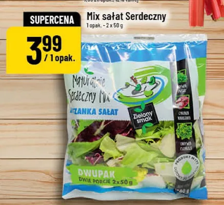 Mix sałat Serdeczny mix Zielony Smak promocja w POLOmarket