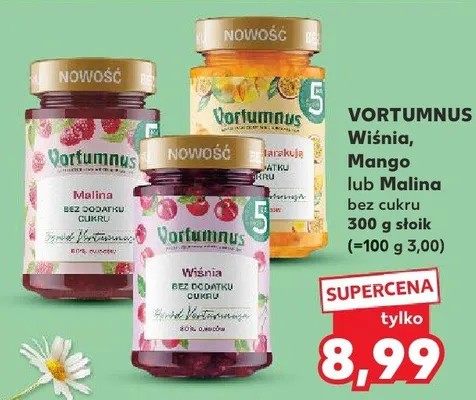 Wiśnia, Mango lub Malina bez cukru promocja w Kaufland