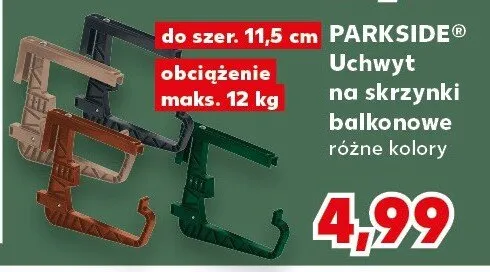 Uchwyt na skrzynki balkonowe promocja w Kaufland