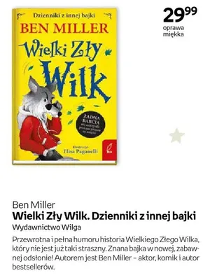 Książka Wielki Zły Wilk. Dzienniki z innej bajki promocja w Empik