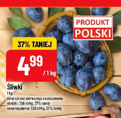 Śliwki polskie promocja w POLOmarket