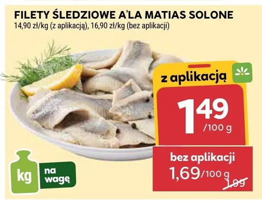 Filety śledziowe a'la matias solone promocja w Stokrotka