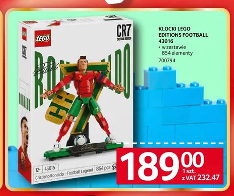 Klocki LEGO Editions Football 43016 promocja w Selgros