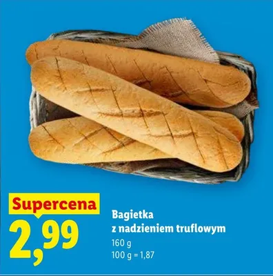 Bagietka z nadzieniem truflowym promocja w Lidl