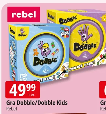 Gra Dobble Dobble Kids Rebel promocja w Leclerc