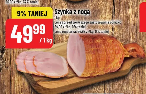Szynka z nogą promocja w POLOmarket