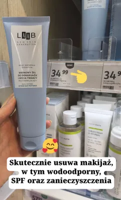 Kremowy żel do demakijażu i mycia twarzy multinawilżający Milky Waterfall Hydration promocja w Rossmann
