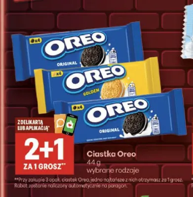 Ciastka Oreo Original promocja w Delikatesy Centrum