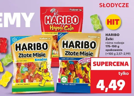 Żelki różne rodzaje promocja w Kaufland