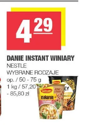 Danie instant Winiary promocja w SPAR