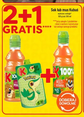 Sok Kubuś 100% Jabłko Malina promocja w POLOmarket