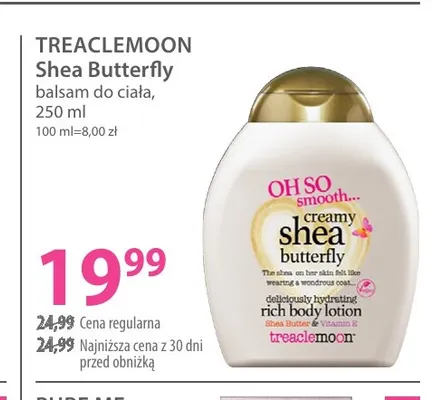 Balsam do ciała Shea Butterfly Treaclemoon promocja w Hebe