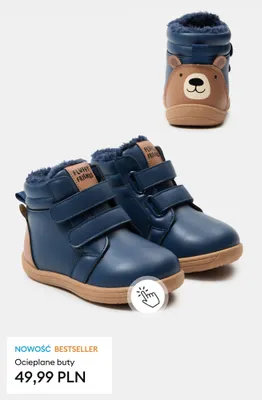 Ocieplane buty Fluffy Friends promocja w Sinsay
