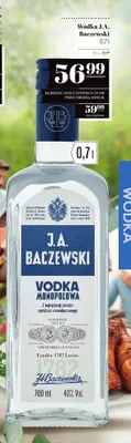Wódka J.A. Baczewski Monopolowa promocja w POLOmarket