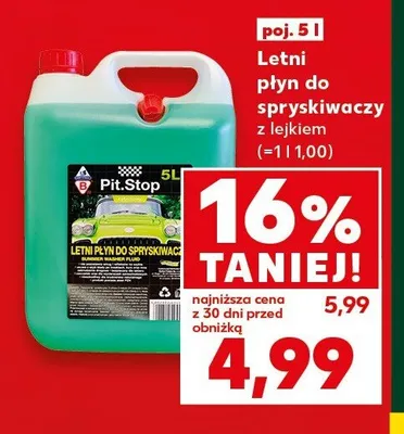 Letni płyn do spryskiwaczy Pit.Stop promocja w Kaufland