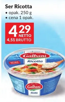 Ser Ricotta promocja w Makro