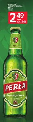 Piwo Perła Niepasteryzowana promocja w Selgros