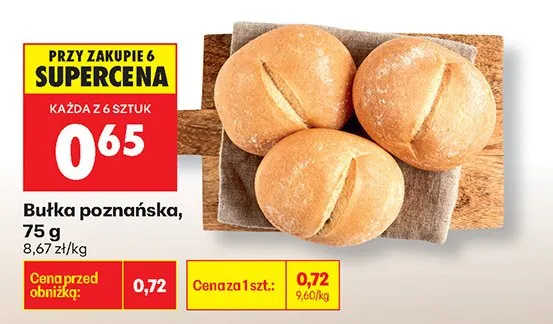 Bułka poznańska promocja w Biedronka