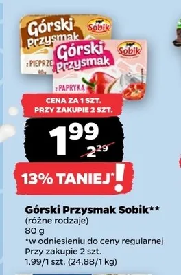 Górski Przysmak Sobik promocja w Netto
