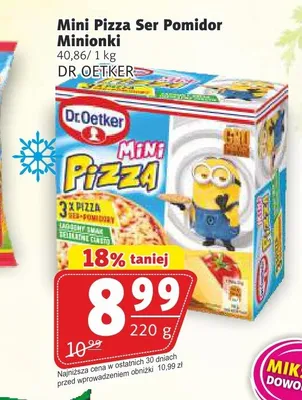 Mini Pizza Ser Pomidor Minionki Dr. Oetker promocja w Prim Market